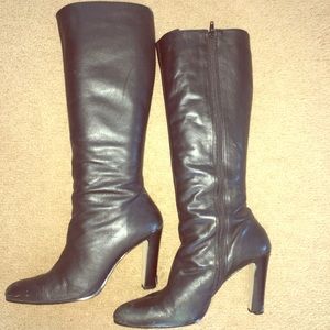 Black Leather Boots